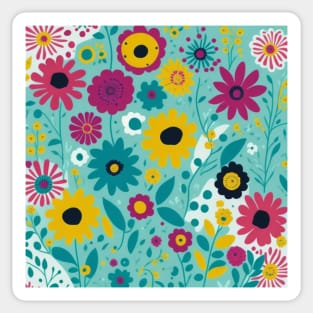 Enchanting Blossom Fantasia Pattern Sticker